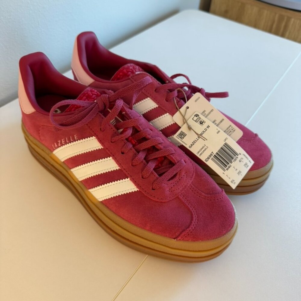 Adidas Gazelle Bold Pink 'Wild Pink Gum' NWT!!! - Picture 3 of 6